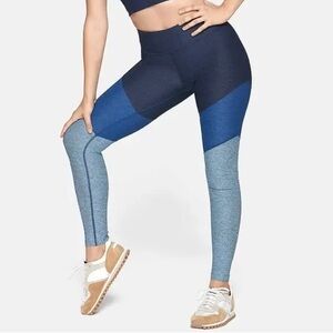 Outdoor Voices Women's Blue High-Rise Leggings